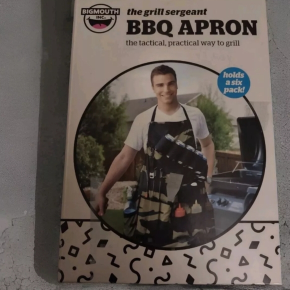 Big Mouth Bass Other - NIP BBQ Beer Apron great gift Christmas Birthday Father's Day